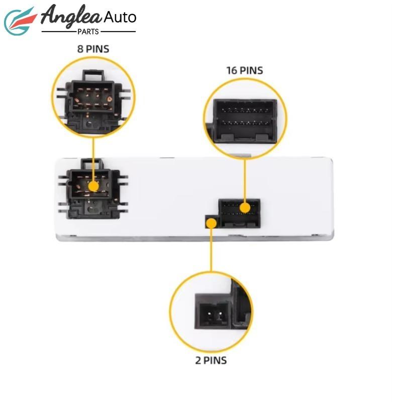 HVAC A/C Heater Climate Control Module Panel Switch Compatible with Peterbilt 384 2008-2015 Replace# Q21-6012 Q216012