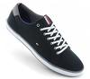 Tommy Hilfiger Harlow - Pánské tenisky plátěné černé FM0FM00596-990 ORIGINÁL