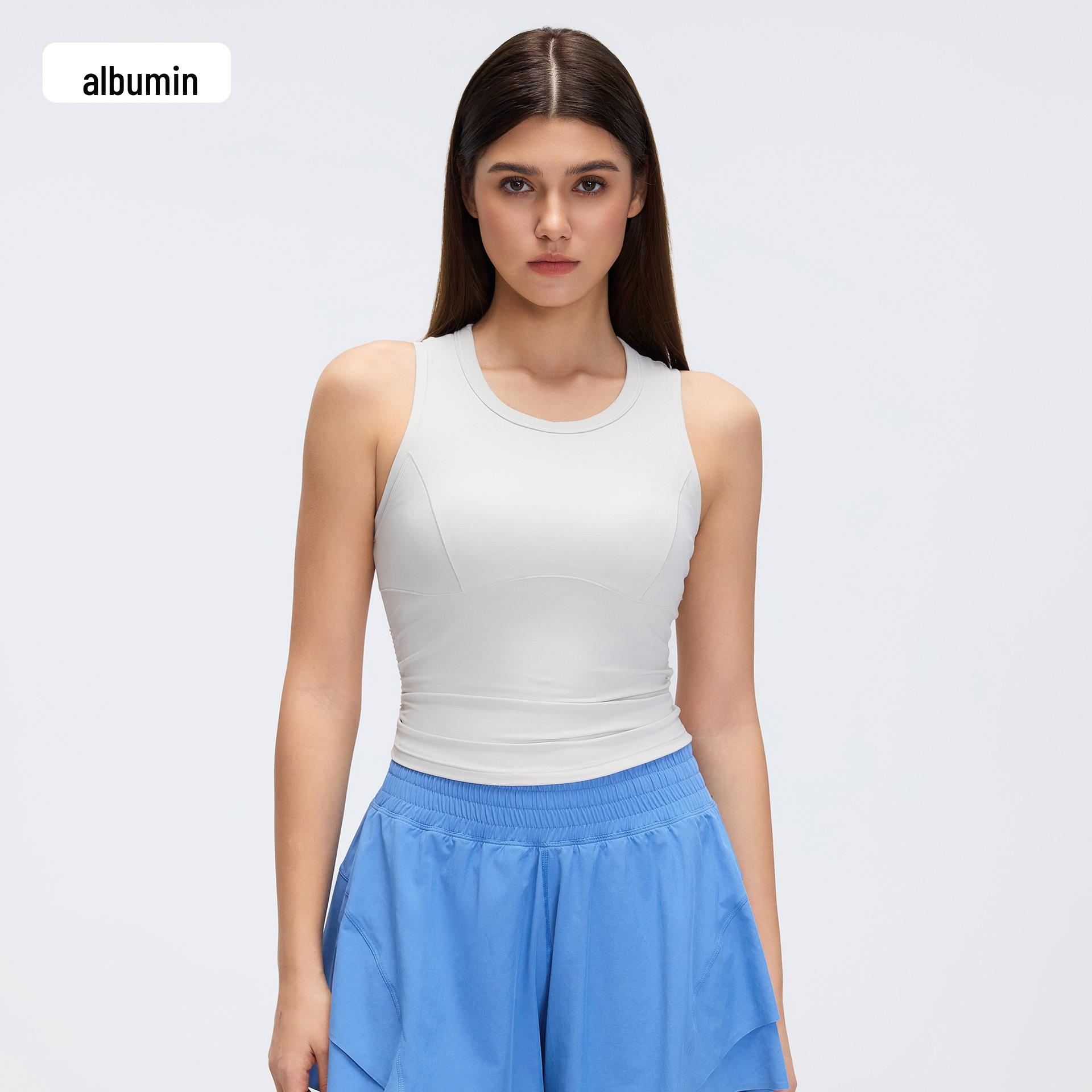 

Жіночий обтислий топ для йоги з вбудованим бюстгальтером, D26003 Size 8