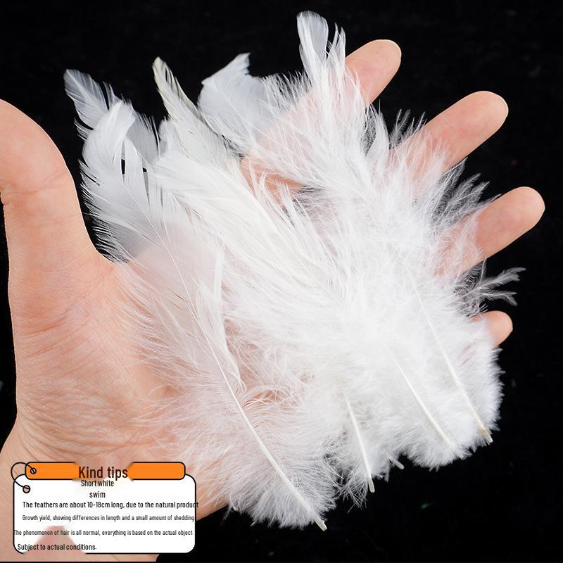 White Feathers for DIY Handmade Clothing & Jewelry Accessories