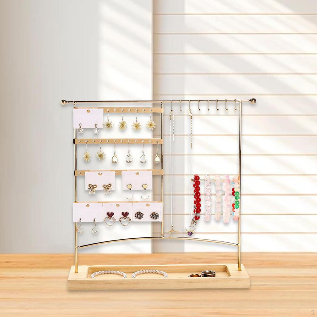 Earrings Organizer Stand Earring Display Convenient Multipurpose Jewelry Holder for