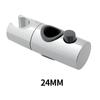 Shower Rail Slide Adjustable Hand Bracket for Slide Bar 18-25MM Diameter Polished Chrome Replacement Handheld Shower Head Holder