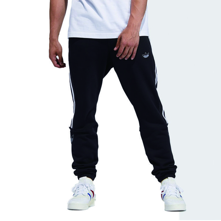 Adidas Originals Trefoil Track Pants Men Bottoms Black ED4692