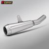 ZX6R Motorcycle Mid and Rear Exhaust Pipe with AW30 Muffler - Integrated To Connect with Original Front Section