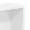 Bookshelf White 80 x 24 x 109 cm Engineered Wood