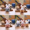 Plush Donkey Cute Keychain Stuffed Animal With Pp Cotton Fill For Gift Kids