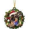 Tree Hanging Christmas Pendant Xmas Decor Ornaments Gift Santa Snowman Dog Gonk