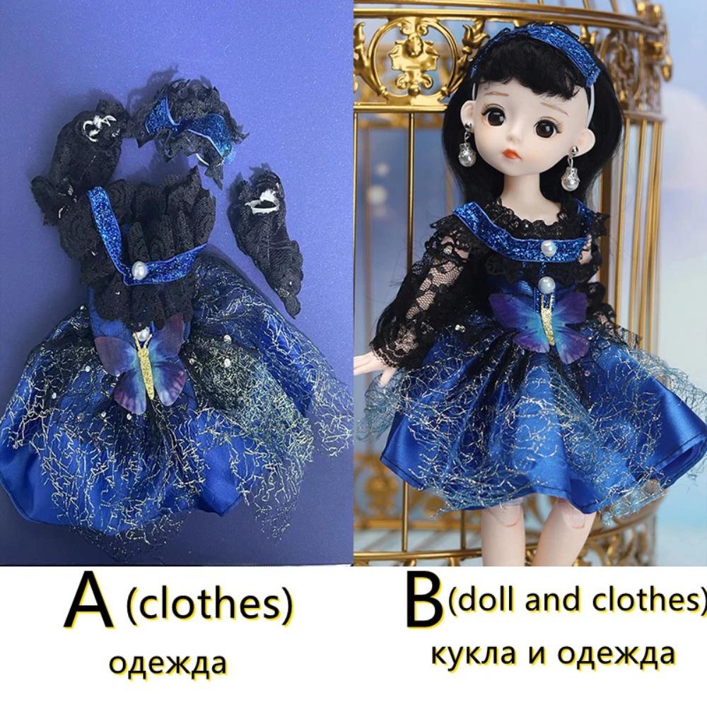 30cm Cute Princess Doll Set or Doll Clothes 21 Joints Moveable Doll Kids Girl Doll Toy Gift 1/6 Bjd Doll