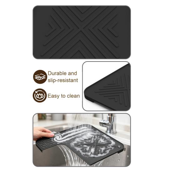 Coffee Machine Top Cover Gasket Powder-Resistant Easy To Clean Food-Grade Silicone Non-Slip Waterproof Machine Top Protector