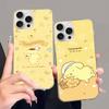 Cartoon P-Pompompurins Cute For IPhone 17 16 15 14 Plus 13 12 11 Pro Max Phone Cover Back Satin Colorful Surface