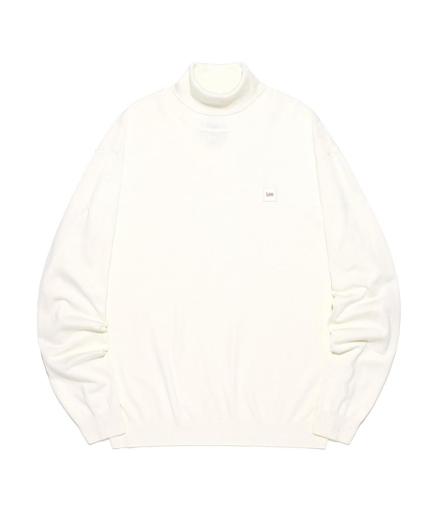 LEE Turtleneck Washable Knit Ivory