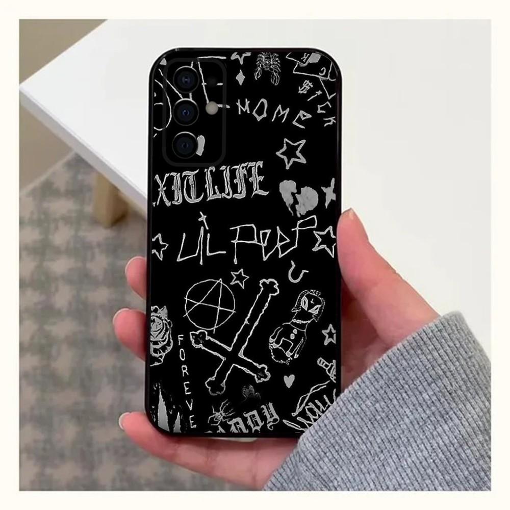 

Rapper L-Lil P-Peep Phone Case For Samsung S24,S21,S22,S23,S30,Ultra,S20,Plus,Fe,Lite,Note,10,9,5G Black Soft Cover Samsung S21 s305G