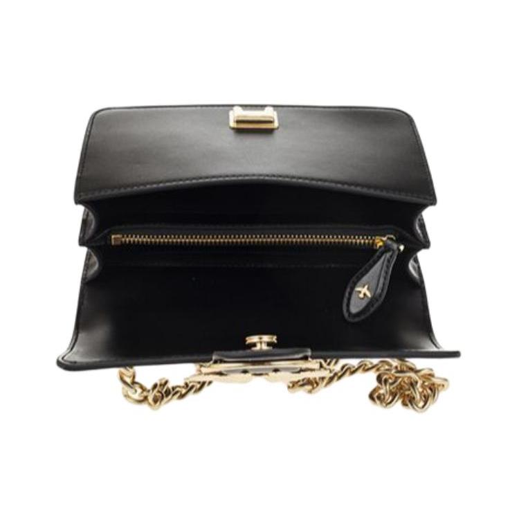 New PINKO Cow Leather Crossbody Bag, Bird Bag, Swallow Bag Women's Black 1P21B0-Y5EU-Z99