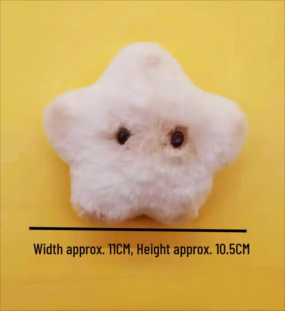 Adorable Plush Animal Bag Charm with Squeaker