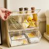 Dustproof Tea Bag Storage Box Large Capacity Coffee Pod Holder Durable Desktop Storage Box  Bar