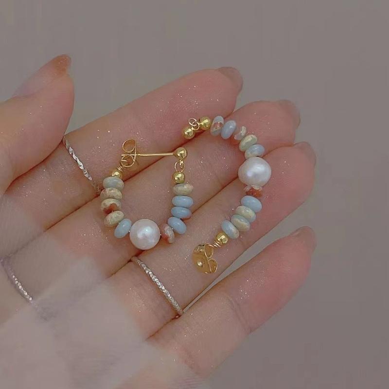 Vacation Style Design Beaded Pendant Earrings For Women And Girls  Jewelry Unusual Accessories