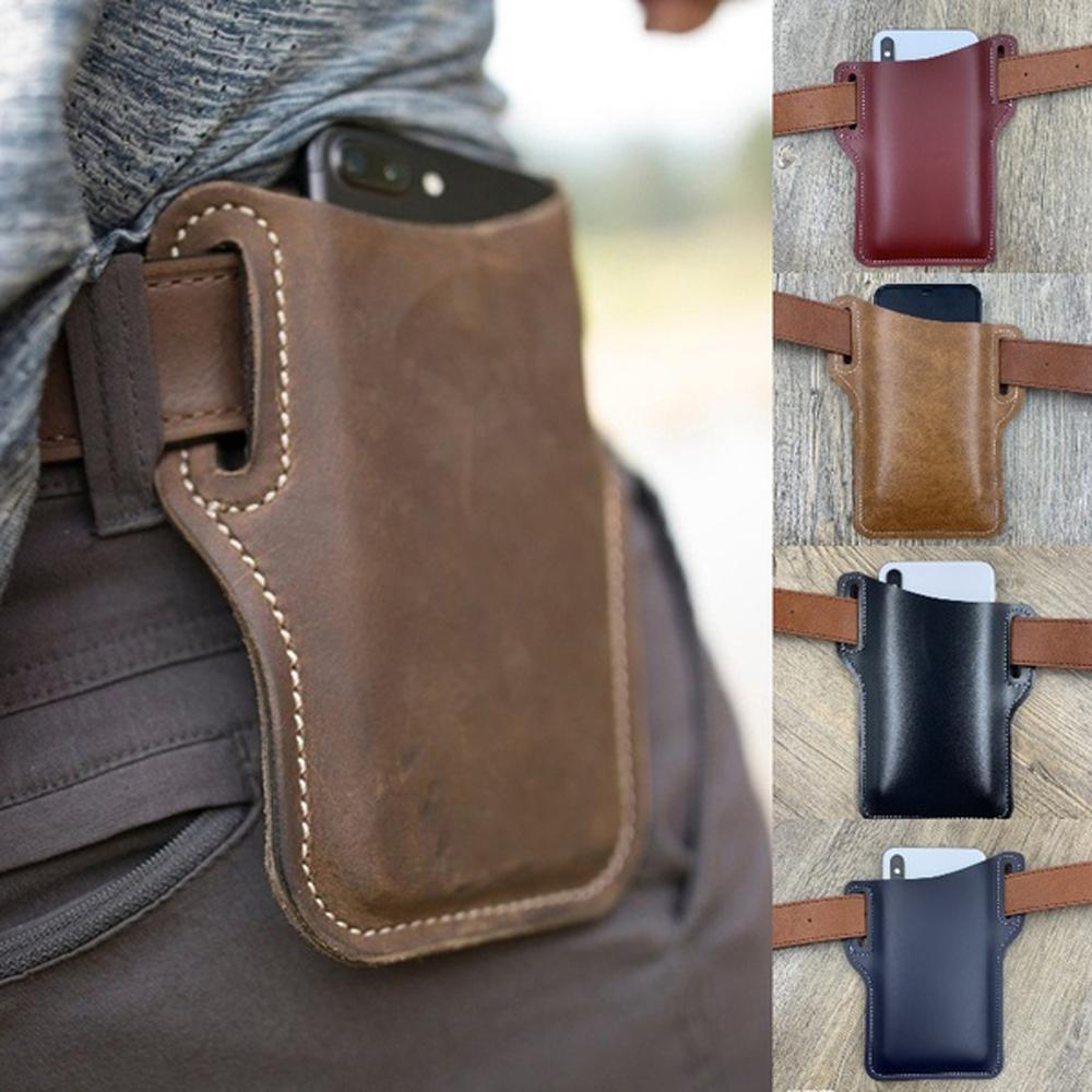 Borsa da cintura con fondina per telefono con clip, borsa da viaggio, escursionismo, mini borse, vintage, borsa per telefono cellulare, marsupio