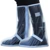 Waterproof Rainproof PVC Boot Shoe Covers Slip Resistant Zippered Galoshes For Hiking Cycling Daily Commuting