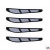 4Pcs Car Door Edges Rearview Mirror Guard Strip Protector Anti-collision waterproof Car Stickers Car Accessories Exterior