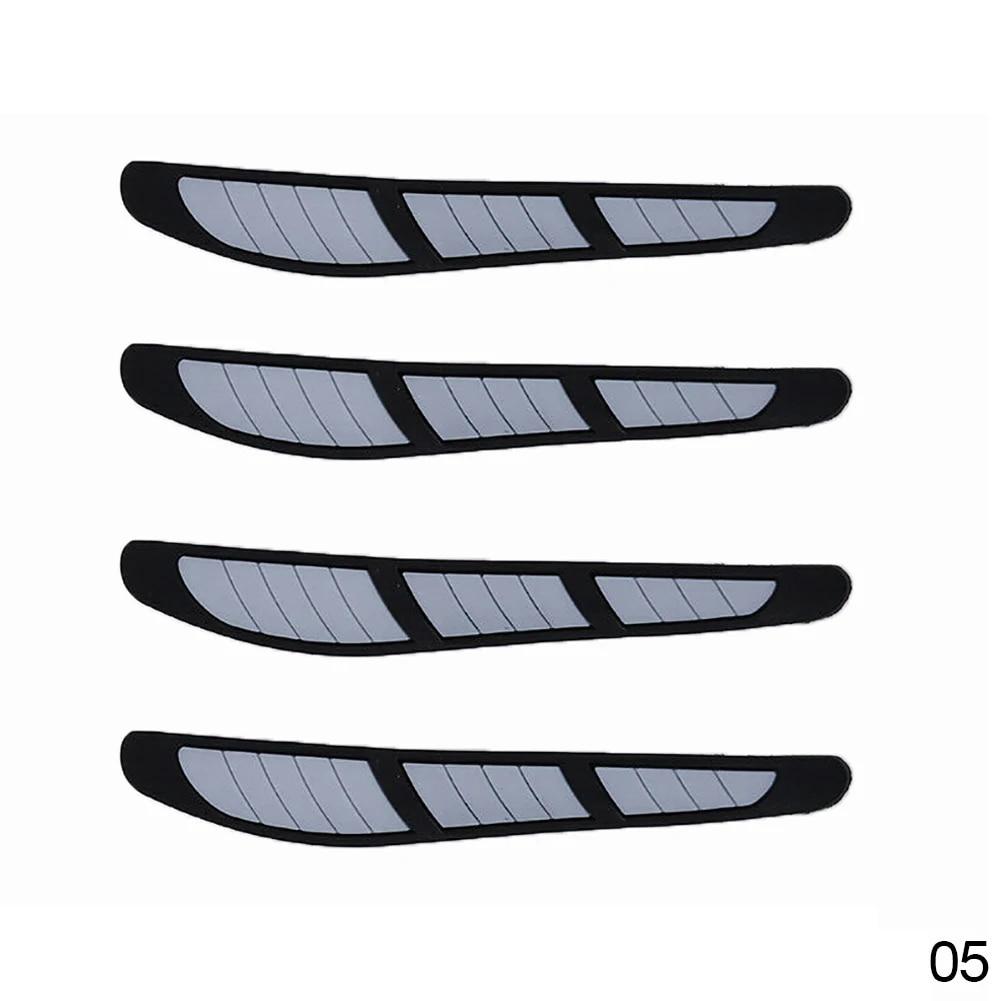 4Pcs Car Door Edges Rearview Mirror Guard Strip Protector Anti-collision waterproof Car Stickers Car Accessories Exterior