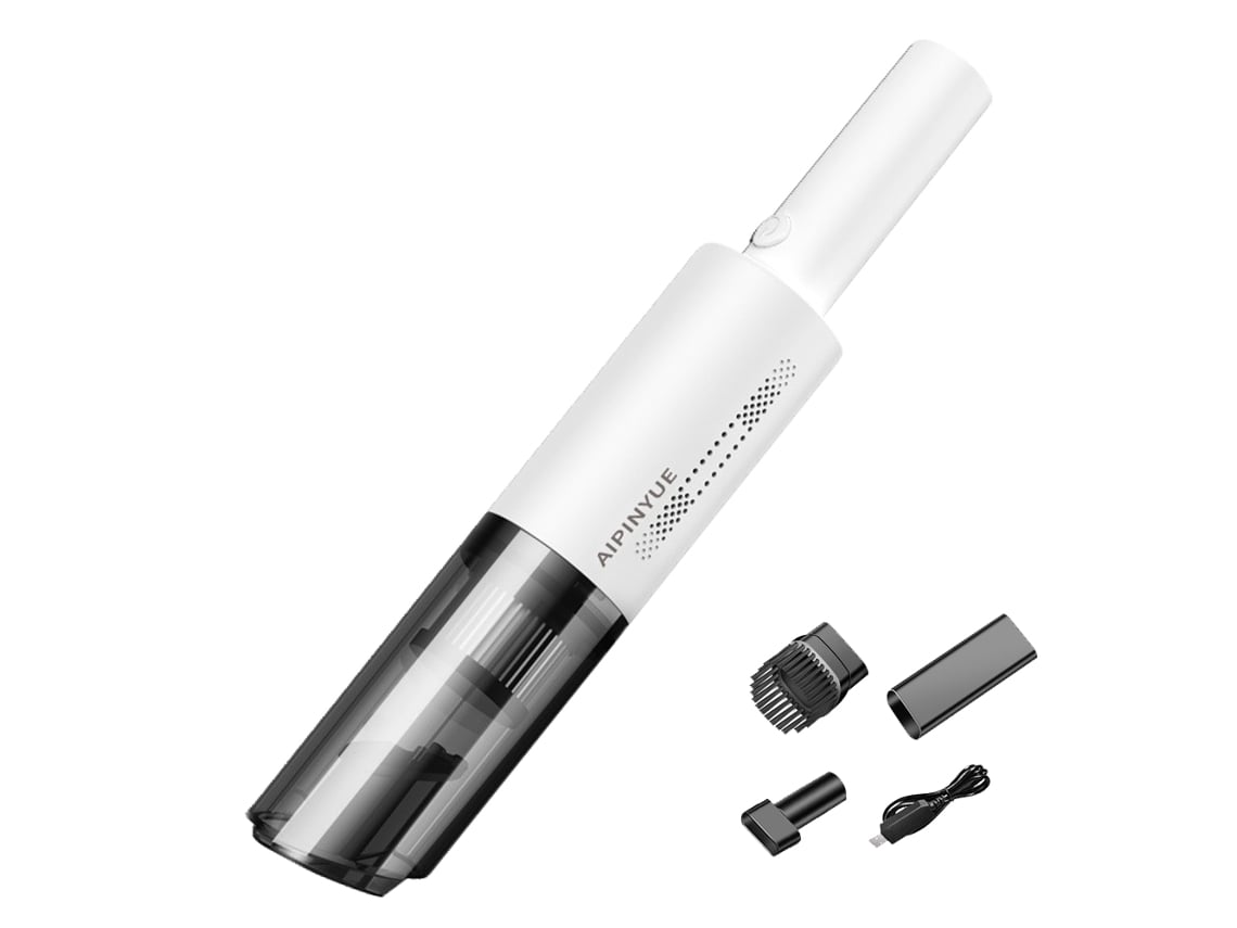 

Cordless Handheld Vacuum, 120W 6000Pa – Portable Cleaner for Car Interior-White