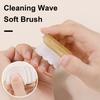Compact Soft Bristle Brush Convenient Durable Small Mahjong Cleaning Manicure Tool for Dead Skin Removal