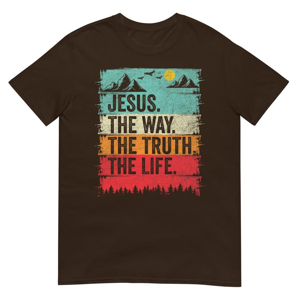 Jesus The Way Truth Life Unisex Unisex Kids Christian Worship Tshirt