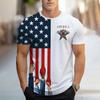 New fashion innovative mathematical formula printed men's short sleeve summer fresh sports fitness T-shirt loose round neck top