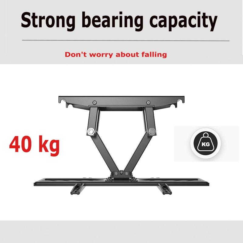 Full Motion TV Wall Mount for Most 32-70 Inch TV Swivel Tilt Mount with Dual Articulating Arms Up To 88lbs VESA 600x400mm