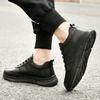 Men's shoes 2025 summer new men's high-end Korean version of versatile trendy shoes outdoor waterproof leather casual sports shoes