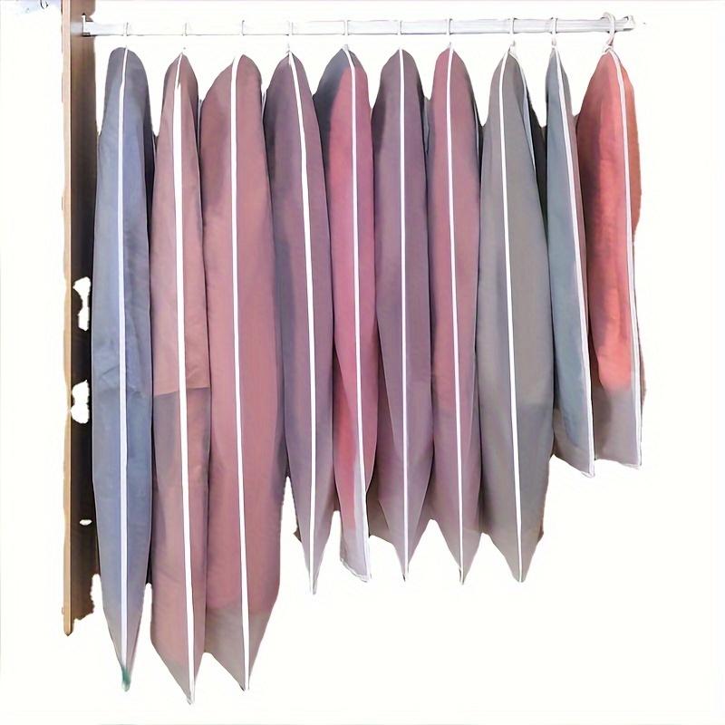 Garment Sleeve, Clear Zipper Dustproof Suit Bag, Closet Storage and Moisture Resistant, Clear Clothing Protector, Durable Stitching, For Clothing Use