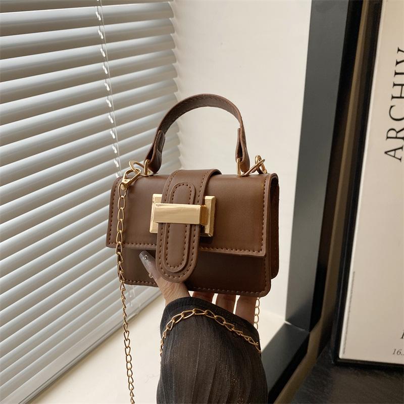 Handbag Women's 2025 Small Fresh Versatile Fashion Chain Youth Handbag Ins Shoulder Small Square Bag