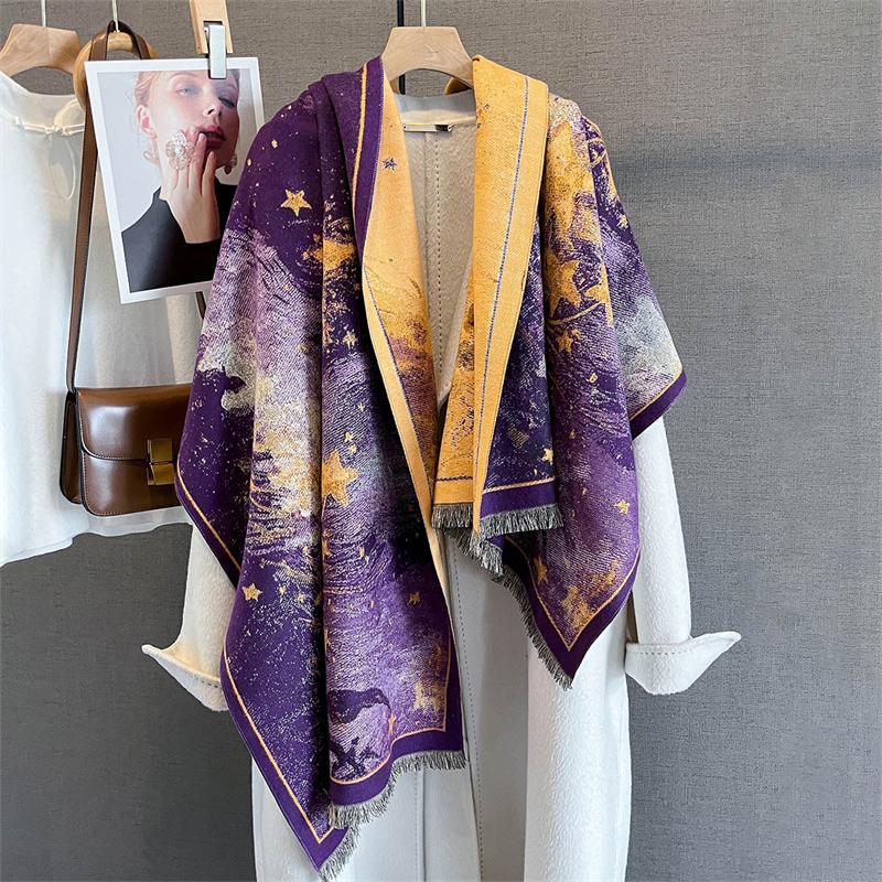 Cashmere Scarf for Women Thick Warm Winter Blanket Female Luxury Quality Pashmina Shawl Wrap Bufanda Poncho Echarpe Stoles