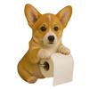 Wall Mount Toilet Paper Holder Easy To Install Dog Shape Design Funny 3D Printed Towel Holder Paper Rack Bathroom Decoration