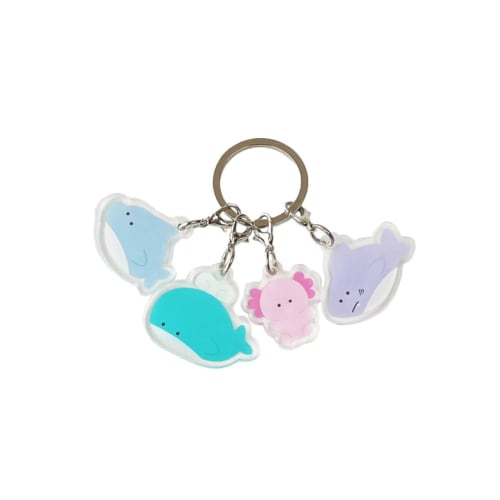 

Friends Keychain Round Eye Aquarium