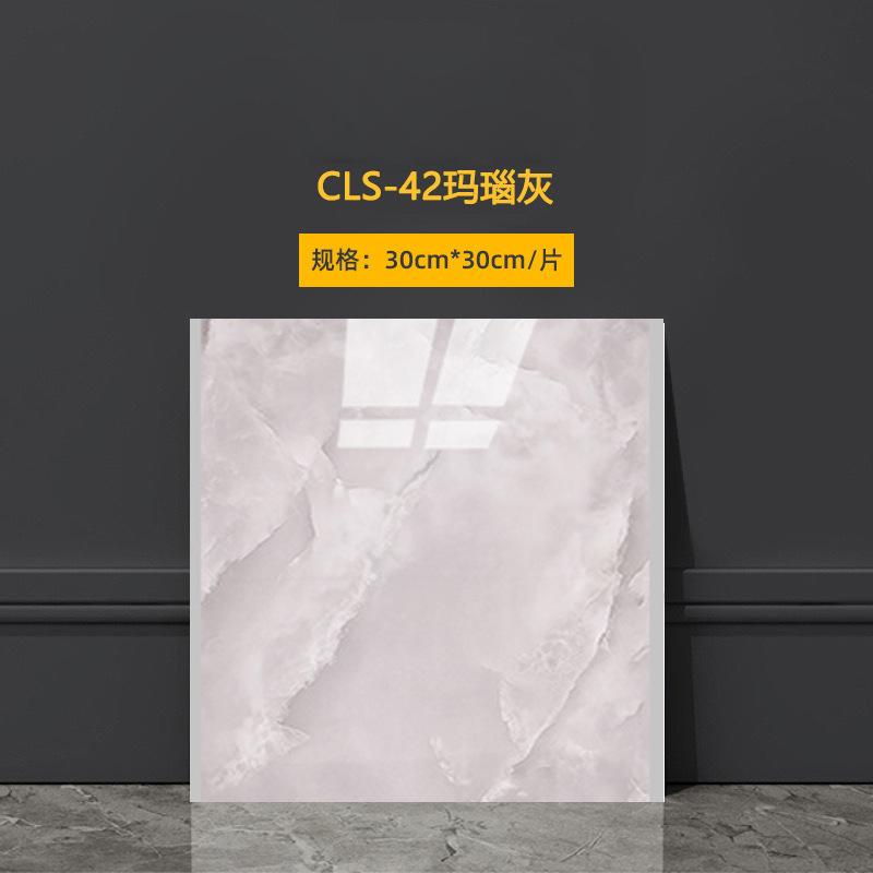 30x30cm Imitation Tile 3D Wall Stickers Kitchen Decor Self-adhesive WallDecoration Bathroom Waterproof And Moisture-proof Marble