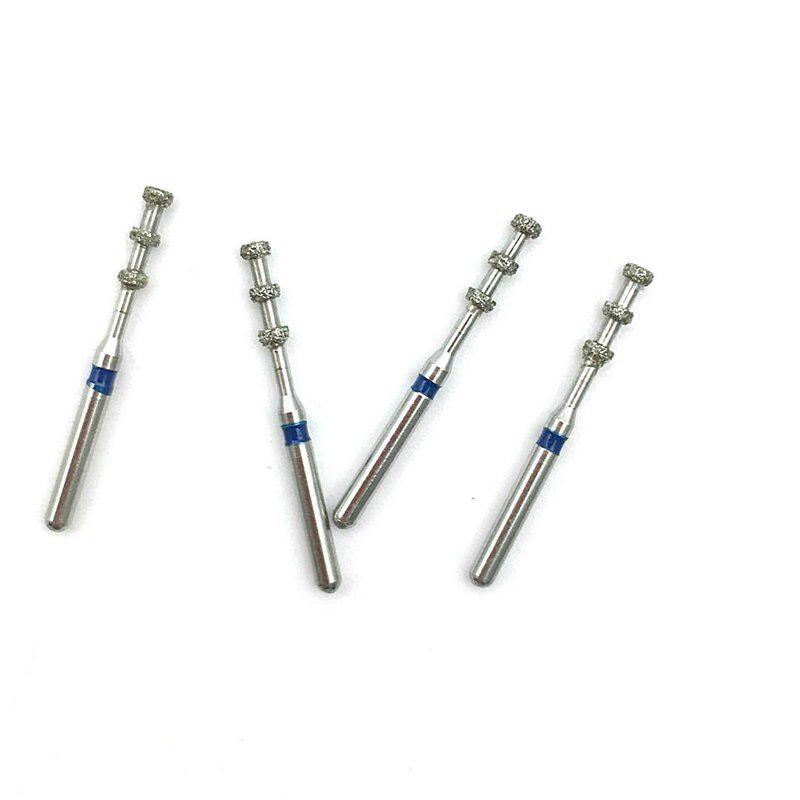 10pcs/box Dental FG Diamond Burs Polishers Dental Teeth Polishing Drill for High Speed Handpiece  VP-21