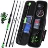 Spinning Fishing Rod and Reel Set 2.1m Fishing Rod with 2000 Fishing Reel for Carp Fishing Tools