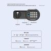 Compact In-Wall Mini Safe: Anti-Theft Password Protected for Home or Hotel Use