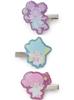 [Abby X Little Twin Stars] Glitter Acrylic Hair Clip Set SSMUGG256474MIXF