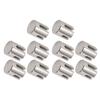 10Pcs Cross Cable Clamps 316 Stainless Steel Railing Wire Rope Clips Wall System Accessories 3mm