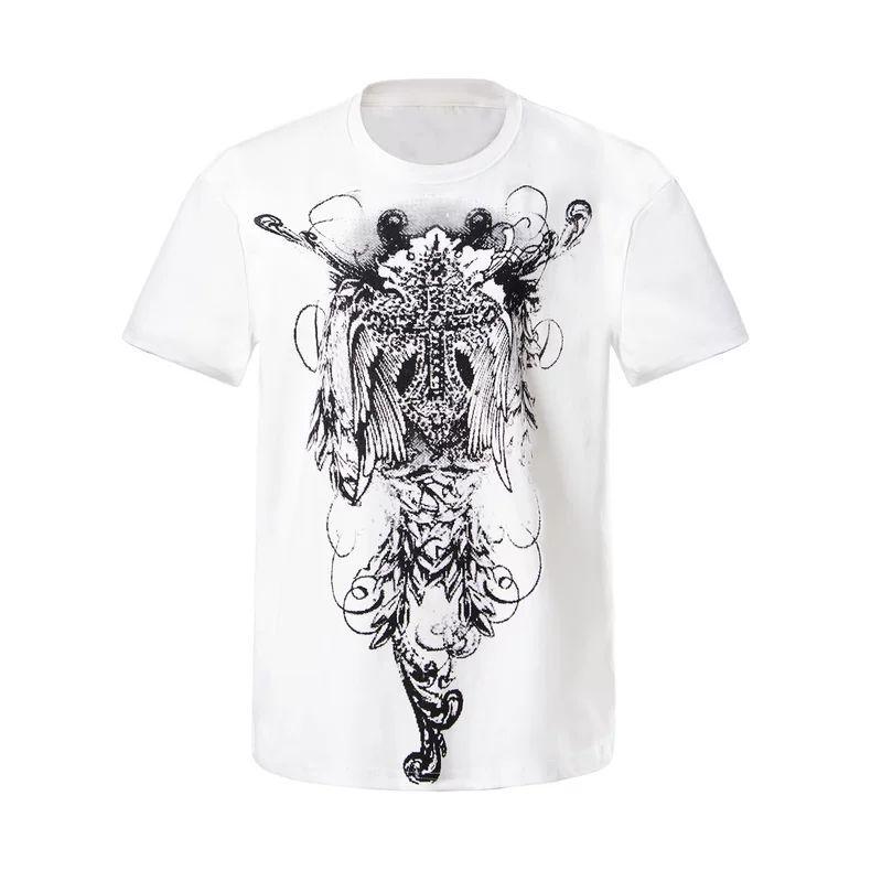 

26 New Product Lightweight Y2K Dark Print Round Neck Casual Loose ShortSleeved TShirt Top for Men and Women 4XL