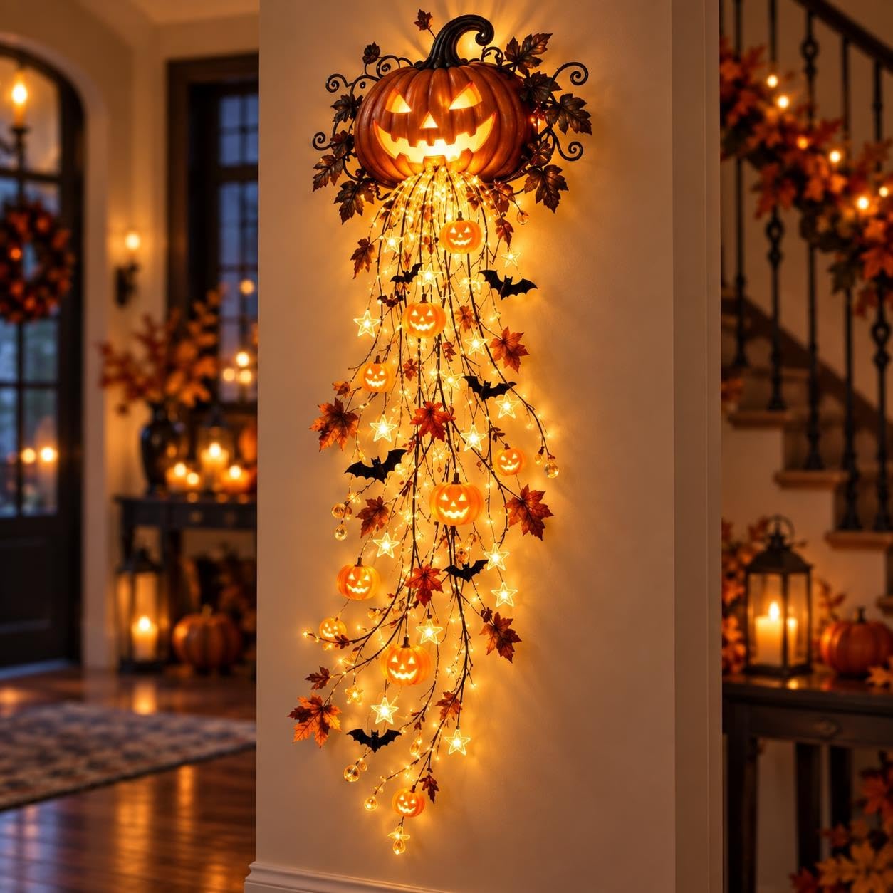 Elegant Halloween Cascade Wall Light Collection