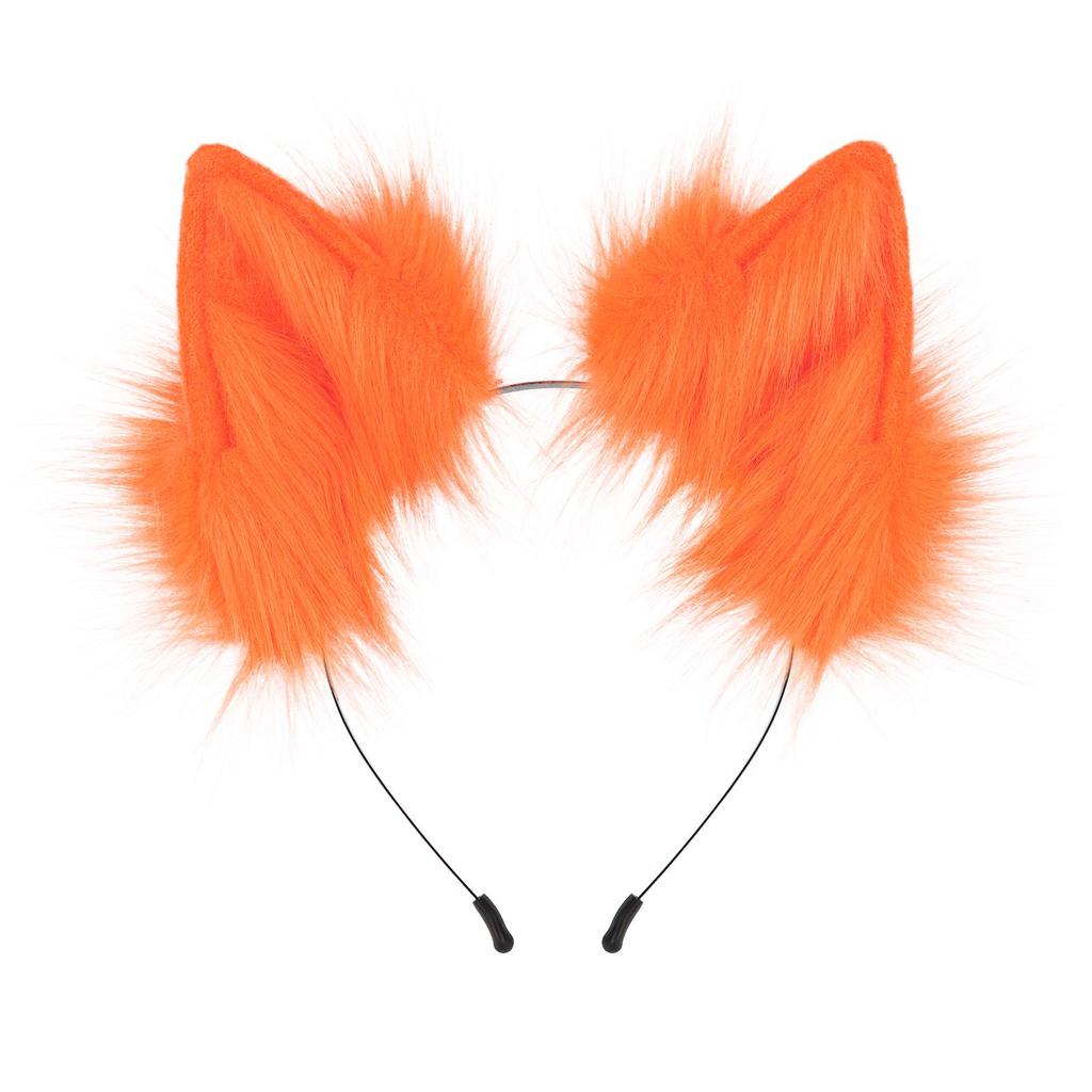 Faux Fur Wolf Ear Headband for Cosplay and Role-Playing