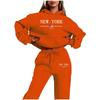 Women's European & American Cross-Border Long Sleeve Autumn/Winter Hoodie & Sweatshirt Set