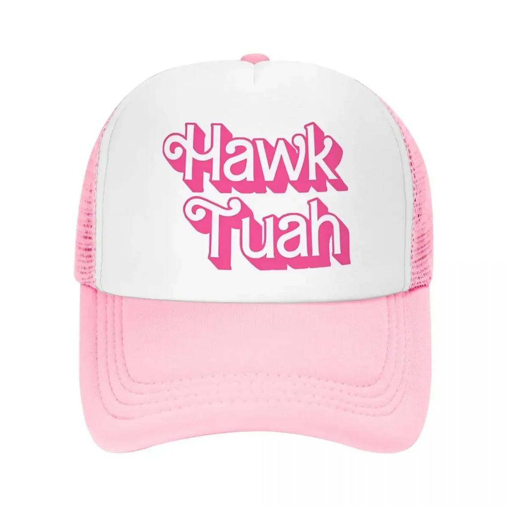 Unisex Hawk Tuah Tawk Tuah Talk Funny Meme Trucker Hat Mesh Baseball Caps Snapback Caps Dad Hat Adjustable Golf Hats Summer