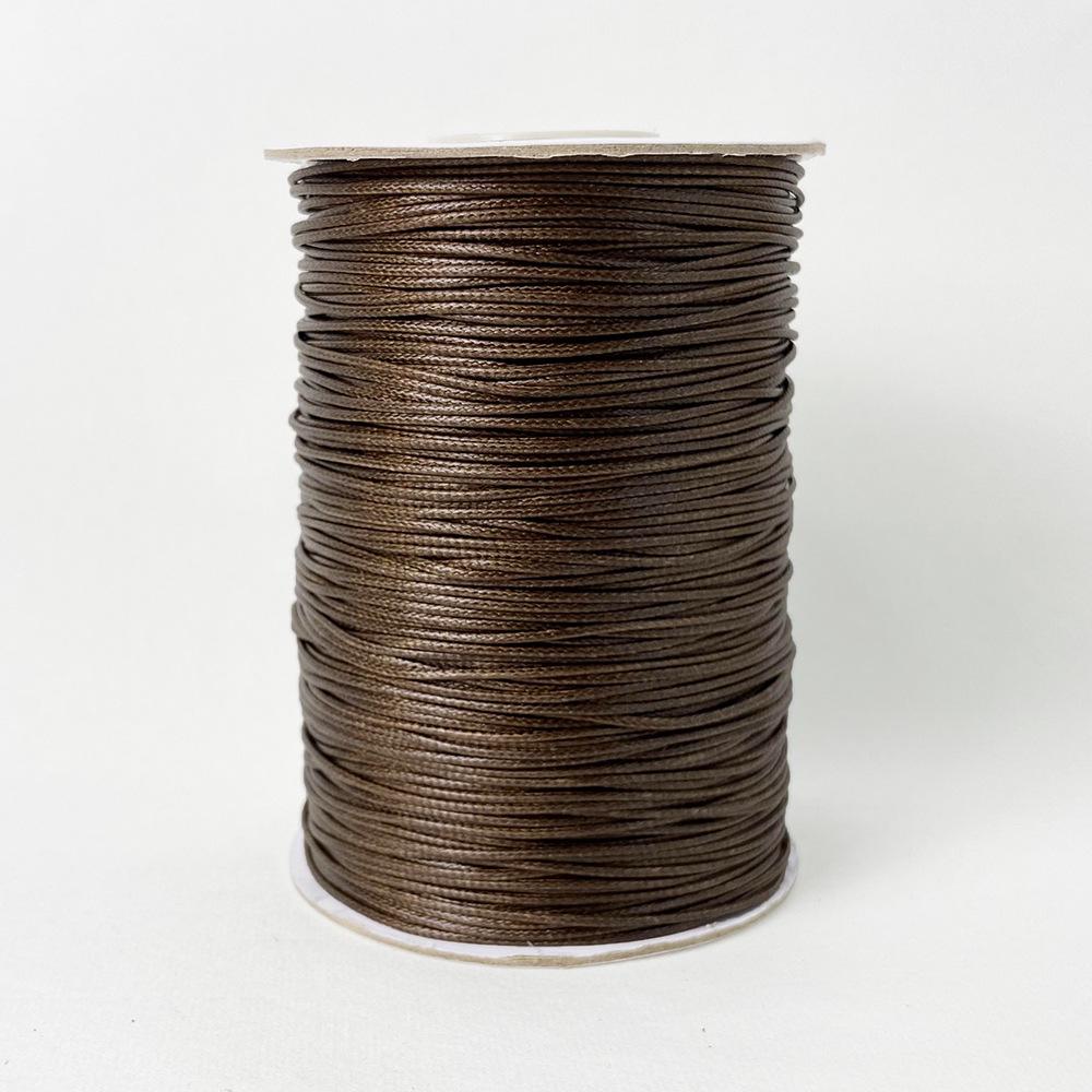 1mm Korean Waxed Rope: Jewelry & Pendant Necklace/Braided Bracelet with PU Leather