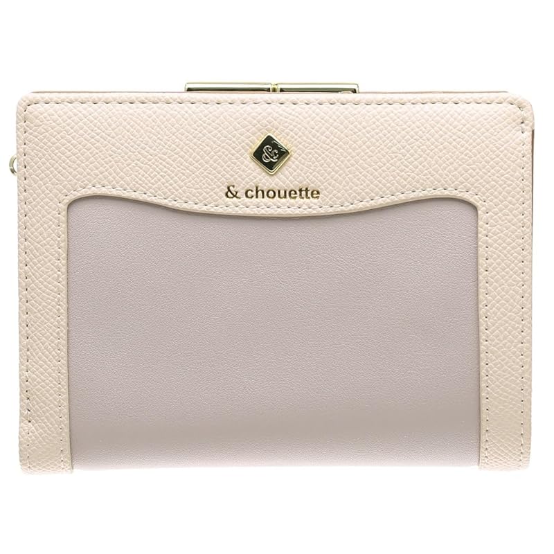 

[ONLYOU] Andschouette chouette Metal fittings pouch cap folding wallet wallet bi-fold bifold bicolor lame ladies girls Fashionable cute samantha Gift