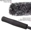 Top Microfiber Premium Wheels Brush Non-Slip Handle Easy Cleaning Rims Spokes Wheel Barrel & Brake Caliper Car Fiber Brush