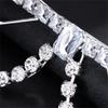 No Lens Rhinestones Glasses Frames Rhinestones Sunglasses Funny Party Eyewear Crystal Eyeglasses for Photograph Props